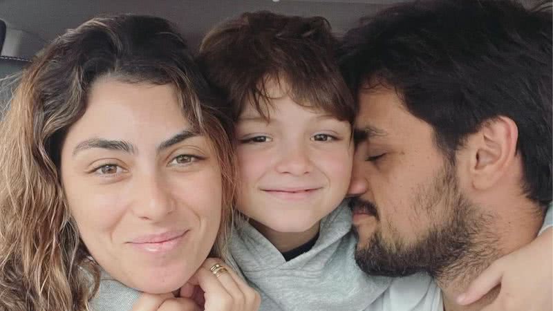 Felipe Simas faz desabafo após enfrentar momento difícil com filho chorando de dor: "Orava pedindo uma resposta" - Reprodução/Instagram
