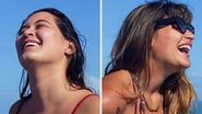 Filhas de Flávia Alessandra e Fátima Bernardes posam de biquíni em piscina de hotel de luxo: "Duas princesas" - Reprodução/Instagram