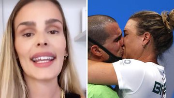 Cobrada pelos seguidores, Yasmin Brunet reage ao beijão de nadador: "Eu acho isso bizarro" - Reprodução/Instagram
