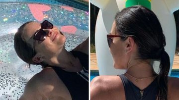 Aos 47 anos, Gabriela Duarte aparece jovial ao tomar sol na piscina de sua mansão: "Que delícia" - Reprodução/Instagram