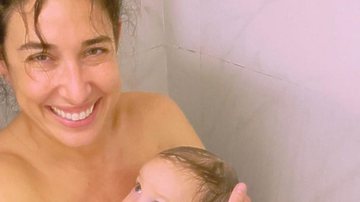 Giselle Itié dá último banho no filho, Pedro, antes de mudança: "Emocionei, orei, chorei" - Reprodução/Instagram
