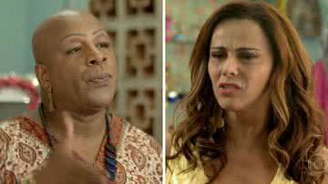A cabeleireira não vai gostar da aproximação de Antônio com a manicure; veja - Reprodução/TV Globo