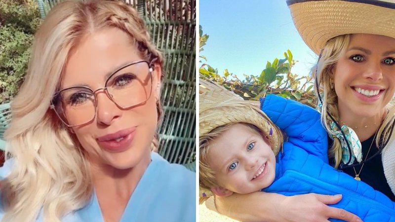 Karina Bacchi rebate fã após palpite na criação de seu filho, Enrico Bacchi: "Esse é o papel dos pais" - Reprodução/Instagram