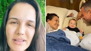 Esposa de Malvino Salvador diz que filho bebê ficou traumatizado após deixar a UTI: "Fica apavorado" - Reprodução/Instagram