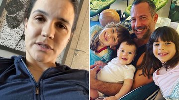 Esposa de Malvino Salvador passa três noites em claro após filhos adoecerem: "Não podemos parar" - Reprodução/Instagram