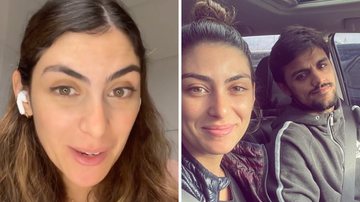 Mariana Uhlmann lamenta após descontar frustração em cima do marido, Felipe Simas: "Me afasta de Deus" - Reprodução/Instagram