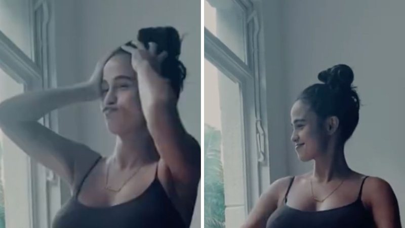 De top, Nanda Costa dança com o barrigão de fora em vídeo ousado: "Como ele tá grandão!" - Reprodução/Instagram