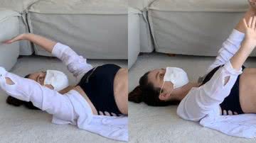 Pós-parto, Nathalia Dill investe em treino alternativo para recuperar o corpo e exibe abdome sequinho: "Ajudou nas dores" - Reprodução/Instagram
