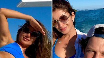 Paula Fernandes curte passeio de barco com o namorado gato e corpaço deixa fãs babando: "Dia especial" - Reprodução/Instagram