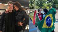 Noivos! Paulo Betti pede Dadá Coelho em casamento durante protesto contra Jair Bolsonaro: "Emocionada" - Reprodução/Instagram