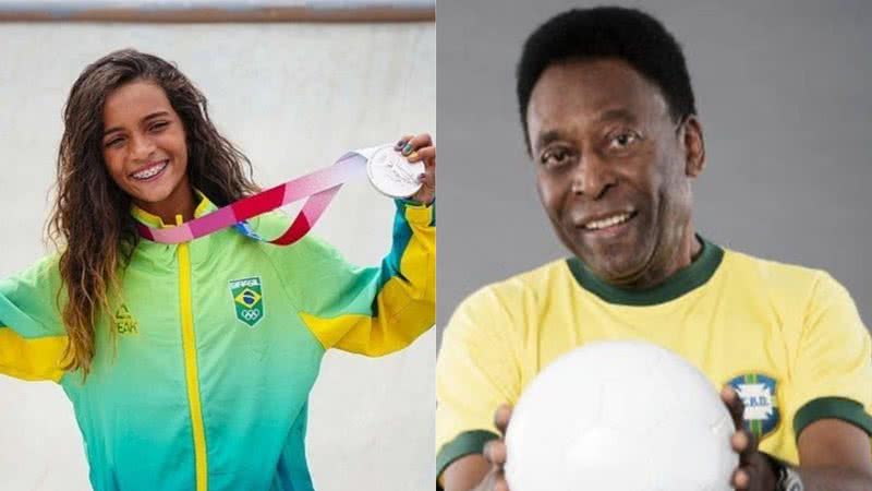 Vice-campeã no skate, Rayssa Leal abocanha prêmio maior e ganha homenagem de Pelé: "Me enche de orgulho" - Reprodução/Instagram