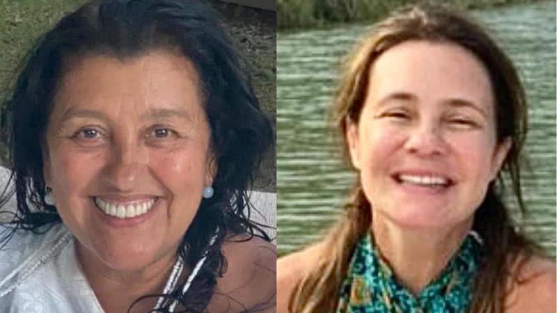 Regina Casé encontra Adriana Esteves e registra momento épico: “Dona Lurdes não ficou com raiva da Thelma” - Reprodução/Instagram