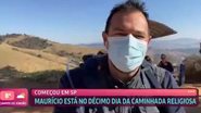 Repórter do 'Fantástico' faz peregrinação rumo à Aparecida após perder seis familiares na pandemia - Reprodução/TV Globo