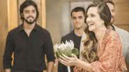 Mário e Helena renovarão os votos de casamento em uma cerimônia emocionante - Reprodução/TV Globo
