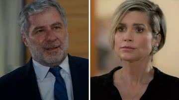 O empresário se fingirá de bom moço e será surpreendido pela esposa no final da trama; confira - Reprodução/TV Globo