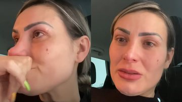 Andressa Urach se debulhou em lágrimas nas redes sociais ao comentar a briga com seu filho - Reprodução/Instagram