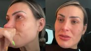 Andressa Urach se debulhou em lágrimas nas redes sociais ao comentar a briga com seu filho - Reprodução/Instagram
