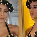 Anitta rouba a cena em desfile de grife com sutiã pontudo de crochê - Reprodução/Instagram
