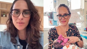 Esposa de Juliano Cazarré desabafa sobre permanência da filha em UTI - Instagram