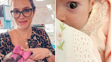 Esposa de Juliano Cazarré mostra o rostinho da filha após alta da UTI: "Princesa" - Reprodução/Instagram