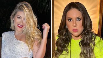 Esposas de Zé Neto e Cristiano surgem com looks picantes - Reprodução/TV Globo