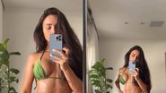 Ex-BBB Rafa Kalimann puxa calcinha mínima no limite e quase mostra demais - Instagram