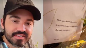 Fernando se emociona ao encontrar presentão deixado por Maiara: "Eu mereço?" - Reprodução/Instagram