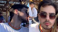 Filho do Faustão troca beijão quente com namorada 16 anos mais velha: "Viva o amor" - Reprodução/Instagram