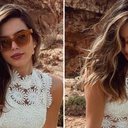 Giovanna Lancellotti exibe cinturinha de moça em vestido vazado e web baba: "Divina" - Reprodução/Instagram