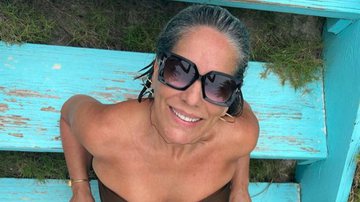 Aos 58 anos, Gloria Pires exibe corpo sequinho em clique raro de biquíni: "Obra de arte" - Reprodução/Instagram