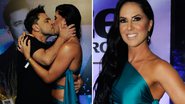 Poderosa, noiva rouba a cena em show de Zezé di Camargo com beijaço e fenda até a virilha - Eduardo Martins/ AgNews