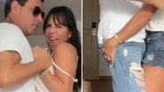 Gretchen dança coladinha com o marido, se empolga e dá apalpada indiscreta: "Casal top" - Reprodução/Instagram