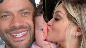 Hulk Paraíba e a esposa publicam cliques com a filha e olhos azuis chocam fãs: "Princesa" - Reprodução/Instagram