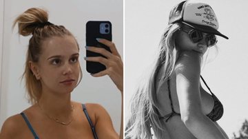 De fio-dental, Isa Scherer mostra barrigão gigante no sexto mês: "Espetáculo" - Reprodução/Instagram
