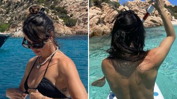 Isis Valverde tira o biquíni e mostra tudo em praia na Europa: "Alguém viu?" - Reprodução/Instagram