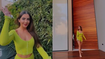 Jade Picon ostentou sua nova mansão nas redes sociais e surpreendeu com o tamanho da porta - Reprodução/Instagram