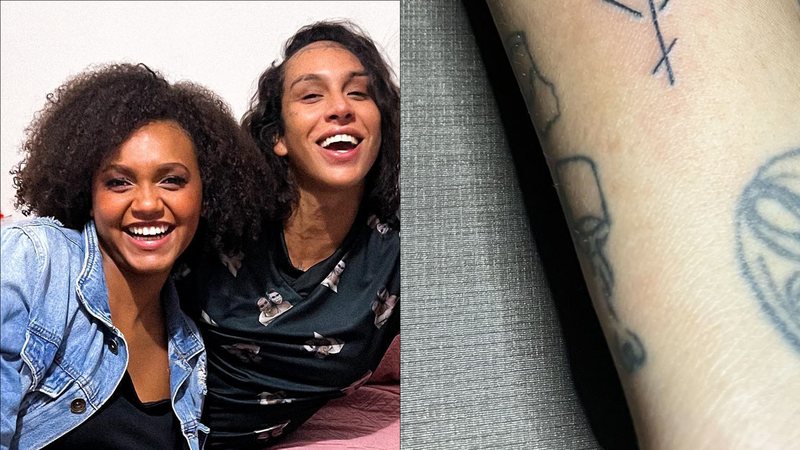 Ex-BBB Jessi Alves faz tattoo em homenagem a Linn da Quebrada: "Promessa" - Reprodução/Instagram