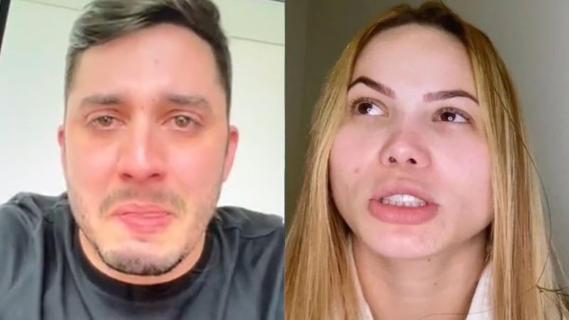 Jonas Esticado rebateu as acusações que recebeu de sua ex nas redes sociais e caiu no choro - Reprodução/Instagram