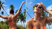 No fim de suas férias, a atriz Juliana Paes posa com biquíni fio-dental e bumbum gigante roubou a atenção; confira imagens - Reprodução/Instagram