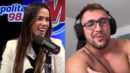 Larissa Tomásia abocanha Arthur Picoli e deixa ex-BBB sem graça: "Uns beijos" - Reprodução/YouTube/Instagram
