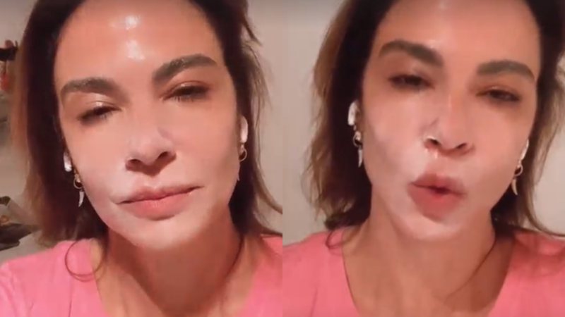 Luciana Gimenez surge com rosto coberto de pomada e desabafa - Instagram