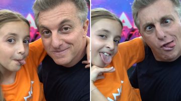 O apresentador Luciano Huck decidiu aprontar nos bastidores do 'Dança dos Famosos' ao lado da filha, Eva; confira - Reprodução/Instagram
