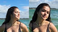 Maisa Silva se refresca com maiô super decotado e causa - Reprodução/Instagram