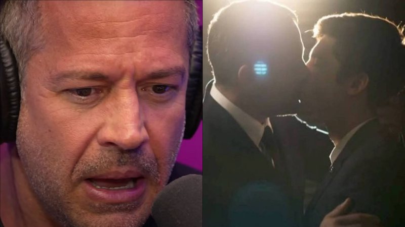 Malvino Salvador revela que ator usou língua em cena de beijo: "Fiquei indignado" - Reprodução/YouTube/TV Globo