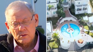 Milton Neves mostra mansão de 7 andares em que mora sozinho após a morte da esposa; veja fotos - Reprodução/TV Globo