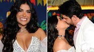 Com vestido ousado, ex-BBB Munik se casa em festa de aniversário e dá beijão no namorado - AgNews