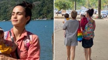 Nanda Costa e Lan Lahn passeiam com as gêmeas que surgem enormes: "Família linda" - Reprodução/Instagram
