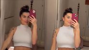 De calcinha, ex-BBB Paula Amorim exibe barriga trincada um mês após parto: "Amando" - Reprodução/Instagram
