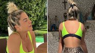 Esposa de Leonardo posa de costas usando legging coladinha: "Que bumbum é esse?" - Reprodução/Instagram