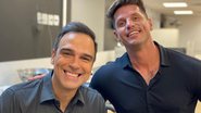 Tadeu Schmidt parabenizou Fernando Fernandes pela sexta temporada de No Limite na Globo - Reprodução/Instagram